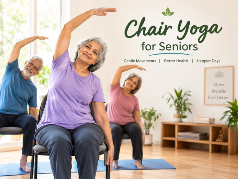 Chair yoga for senior